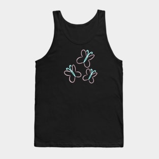 Neon Cutie Mark - Fluttershy Tank Top